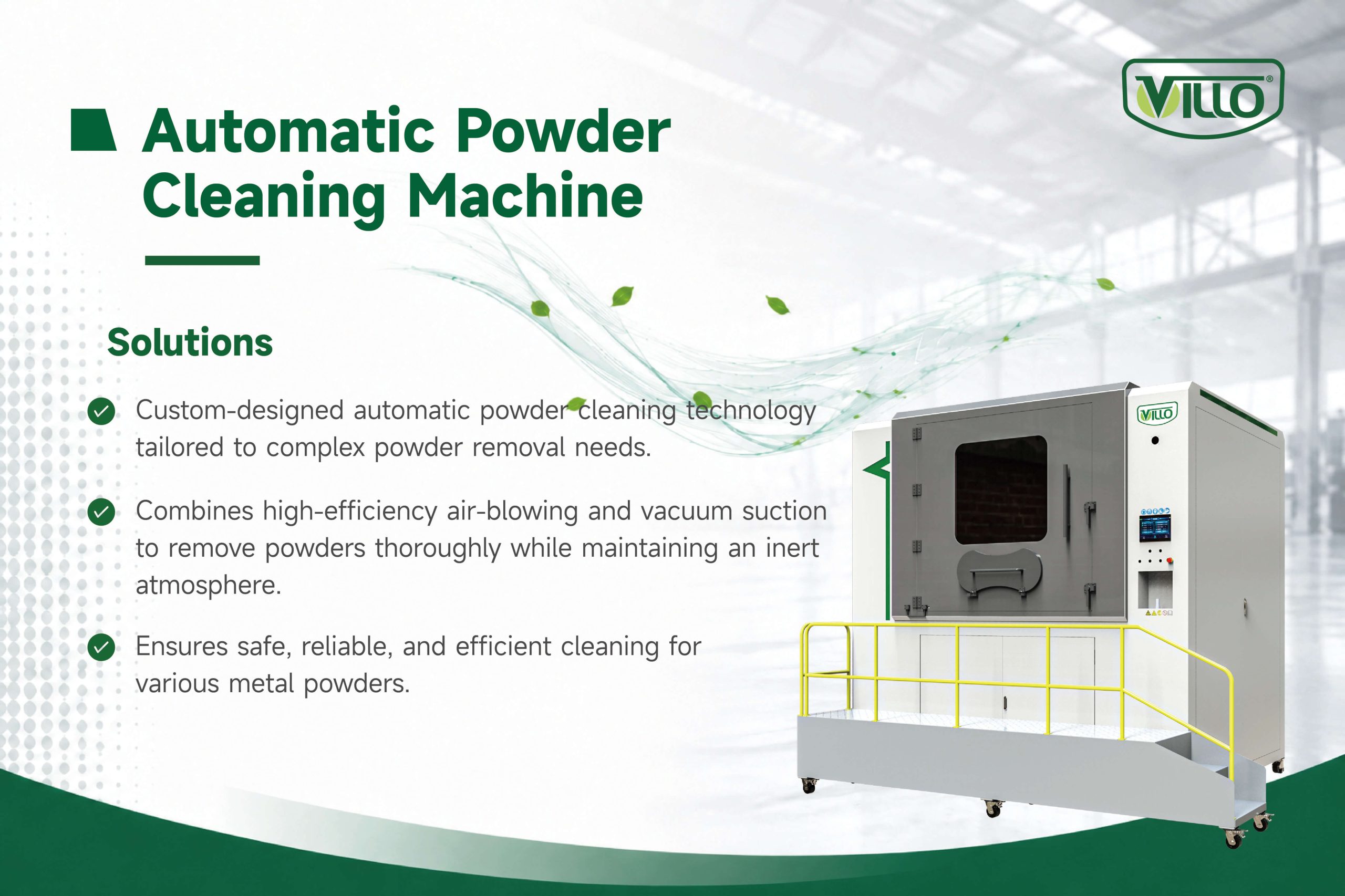 Automated Powder Cleaning for Complex Metal Components
