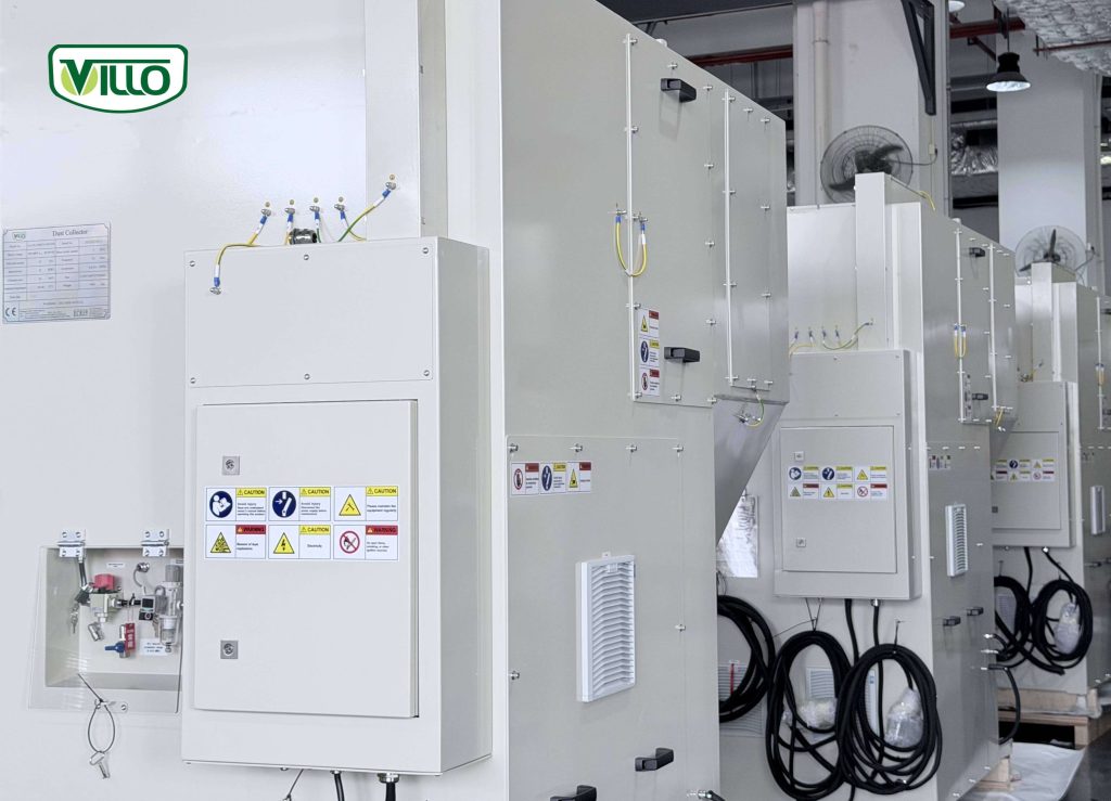 VILLO dust extraction equipment and industrial machines
