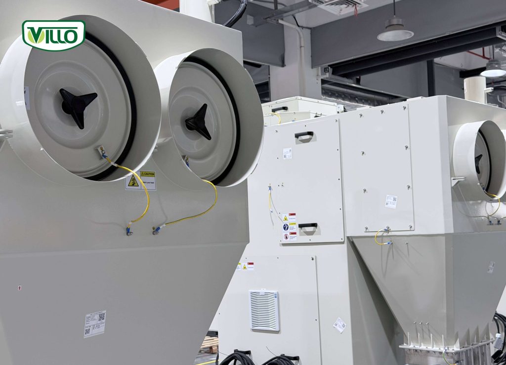 VILLO industrial vacuum and dust collection machines